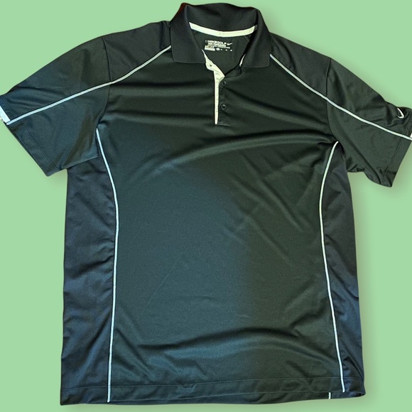 Nike Shirts Mens Nike Golf Tour Performance Black Polo Shirt W